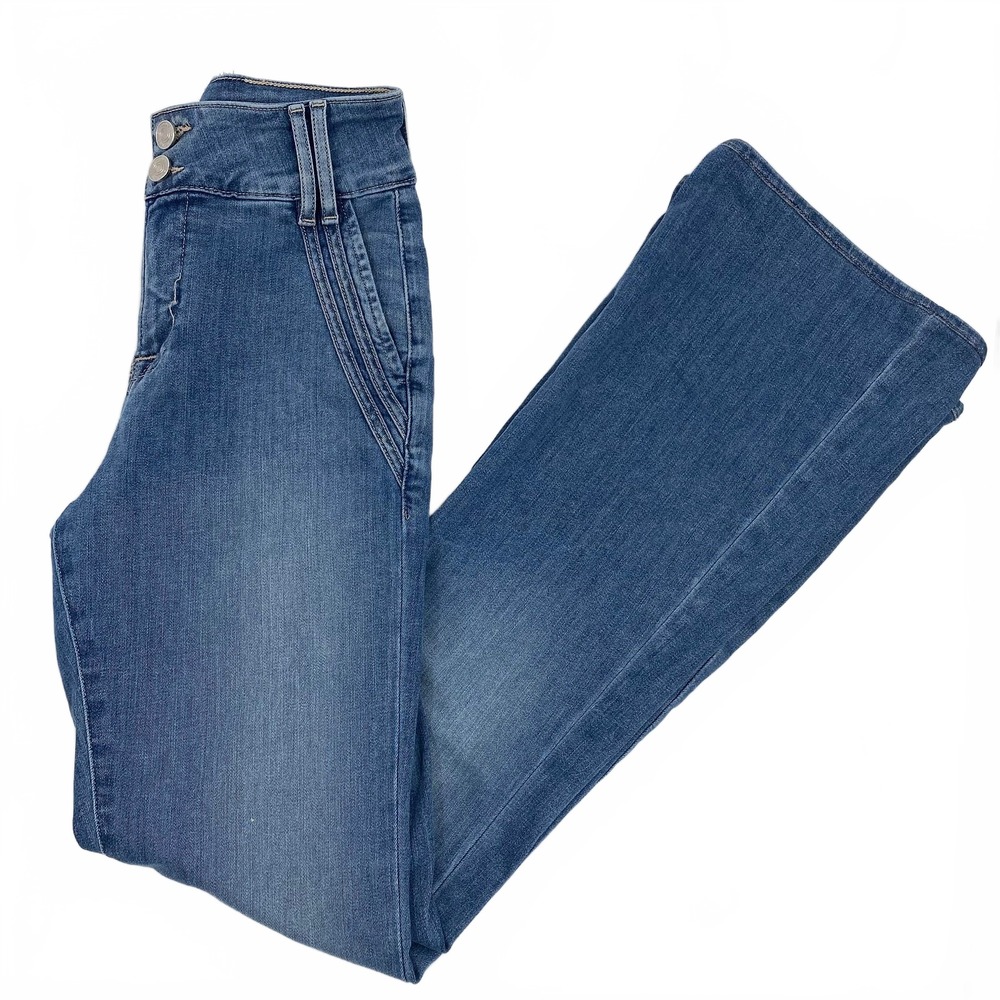 Frame Denim Blue Jeans Flare Wide Leg | Womens 2